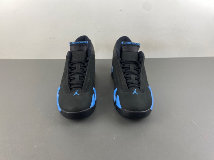 Air Jordan 14 “Black/University Blue” 487471-007
