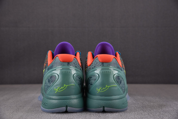 KOBE 6 PRELUDE ALL STAR MVP CANNON/VOLT-PURPLE VENOM-TURF ORANGE 640220-001