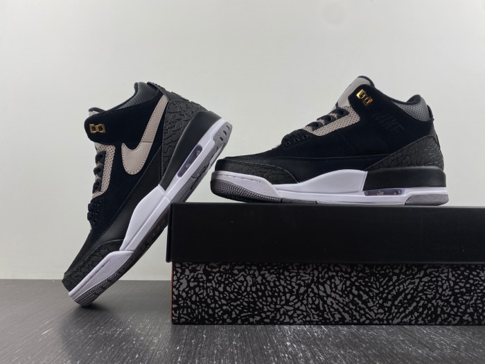 Air Jordan 3 Retro Tinker Black Cement Gold CK4348-007