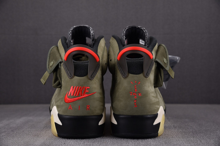 TRAVIS SCOTT AIR JORDAN 6 MEDIUM OLIVE - CN1084-200