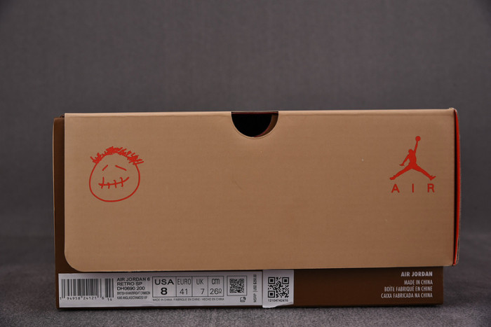 TRAVIS SCOTT X AIR JORDAN 6 “BRITISH KHAKI”  DH0690-200