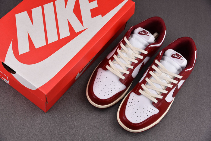 WMNS NK Dunk Low PRM “Team Red and White” FJ4555-100