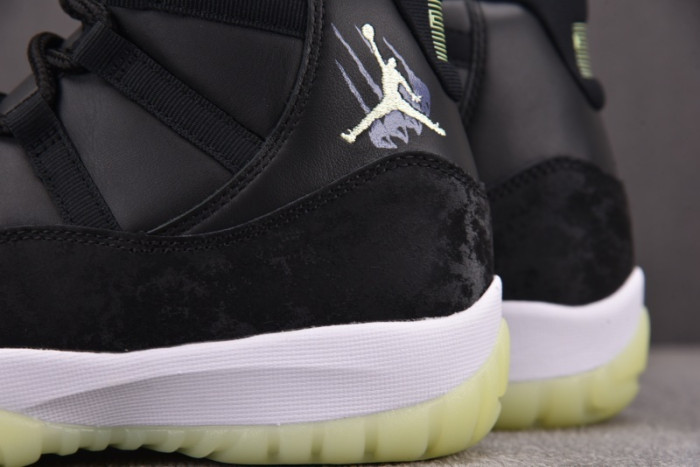 Air Jordan 11 Retro Black Barely Volt IB1378-001